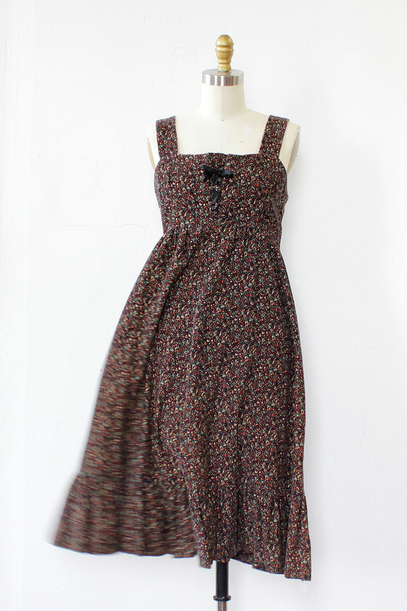 Corduroy Peasant Dress S – OMNIA Corduroy Peasant Dress S – OMNIA