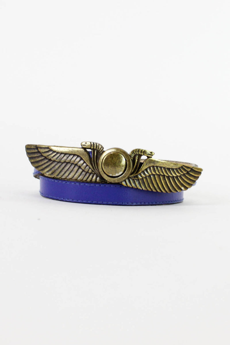 Wings of Isis Leather Belt