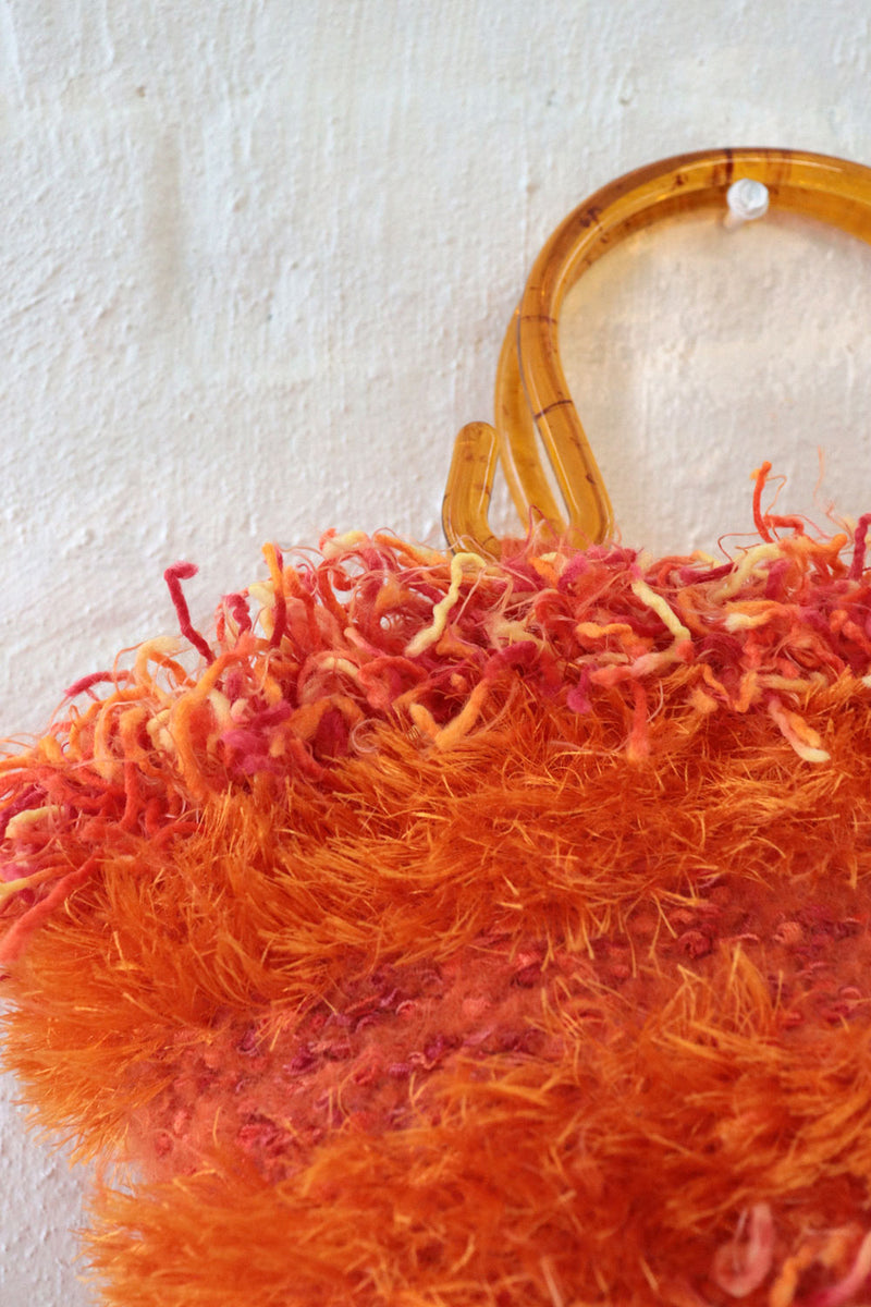 Shaggy Fire Orange Handbag