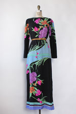 Brijo Lush Floral Silk Maxi S/M
