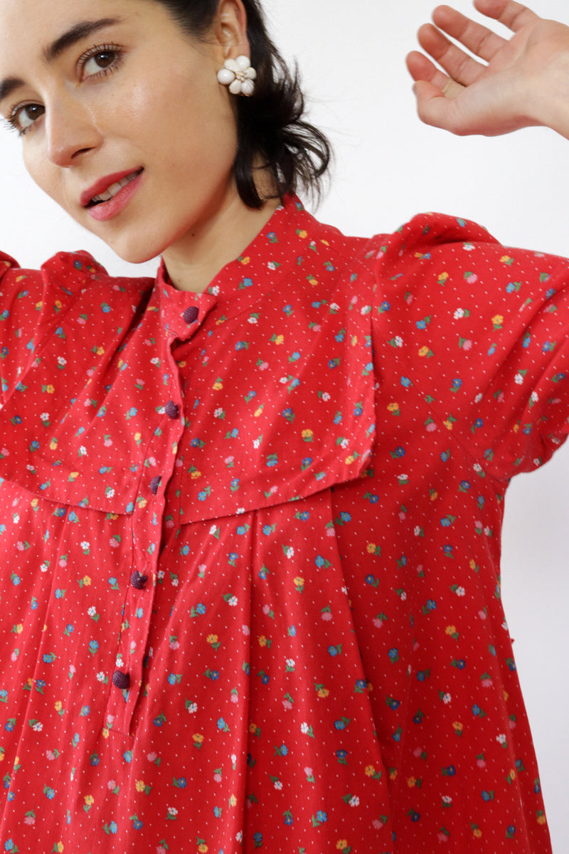 Cherry Floral Maternity Dress S/M