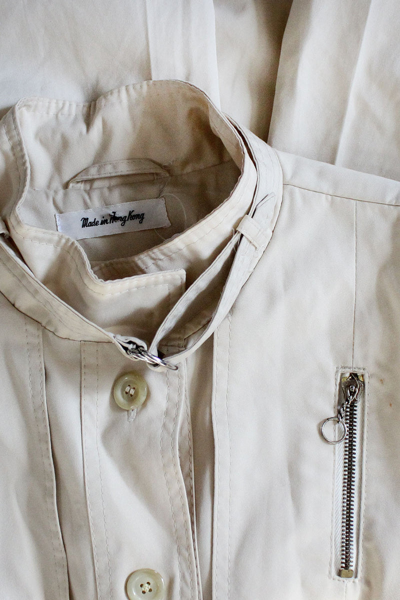 Ivory Swing Trench Coat M