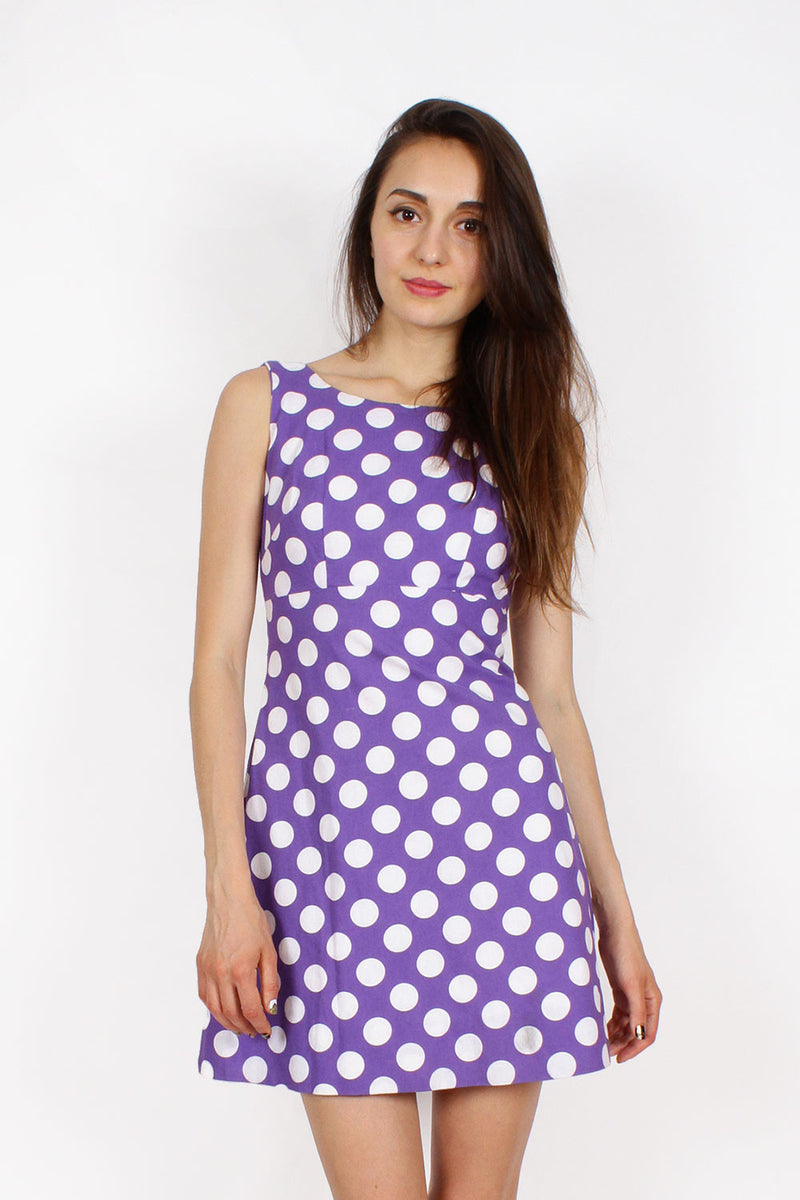 Polka Dot Mini Dress XS