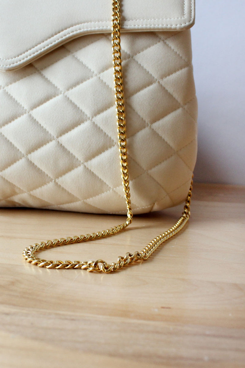 Champagne Quilted Purse