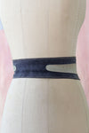 Two Tone Suede Corset Belt S/M
