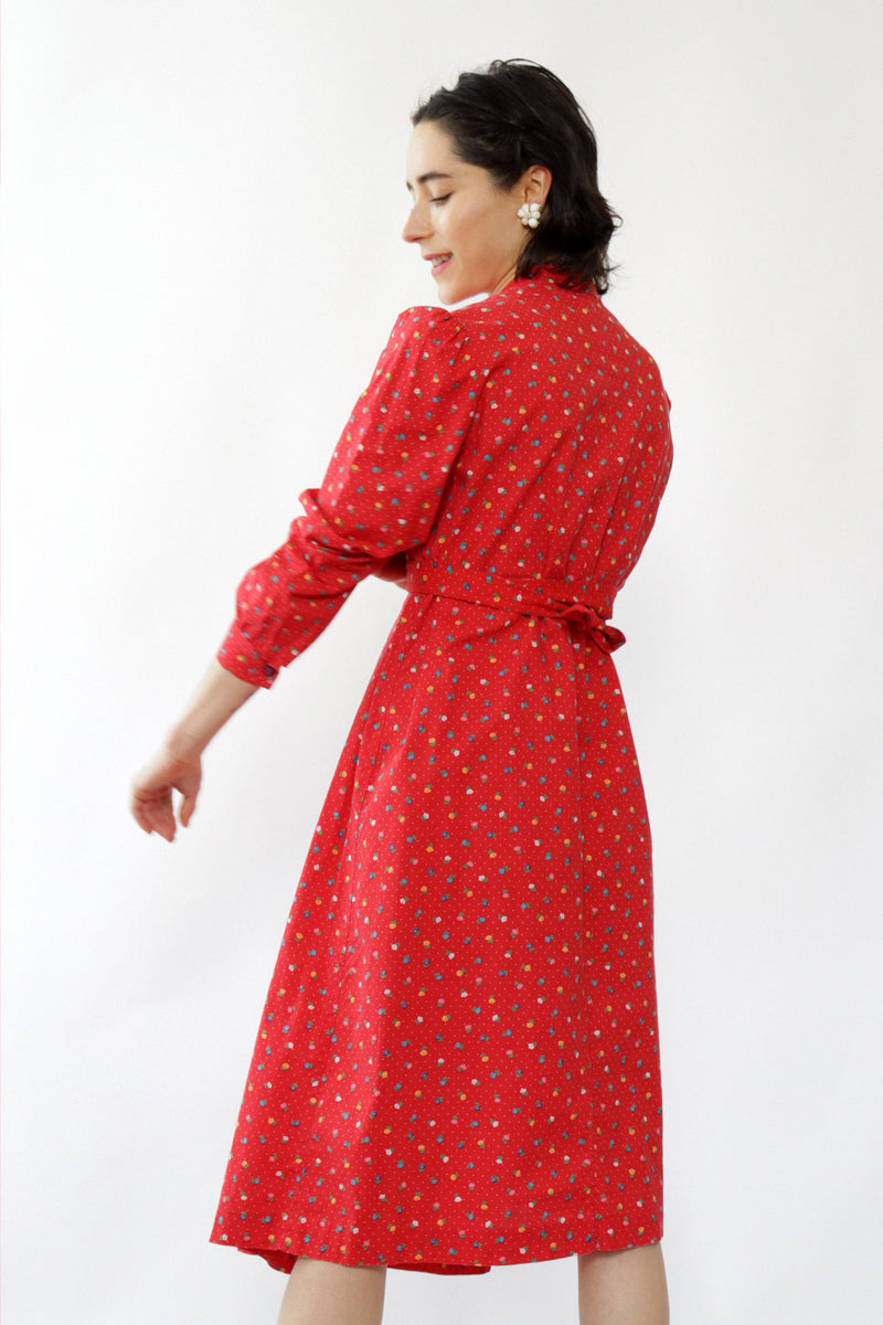 Cherry Floral Maternity Dress S/M