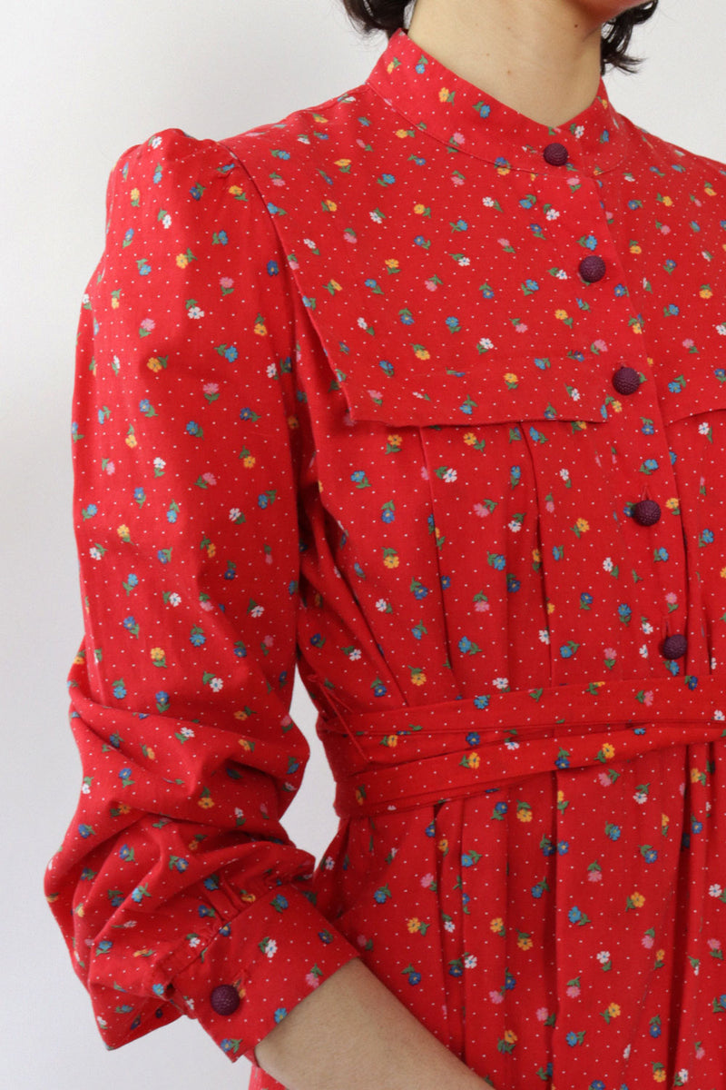 Cherry Floral Maternity Dress S/M