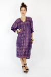 Metallic Tassel Indian Gauze Dress