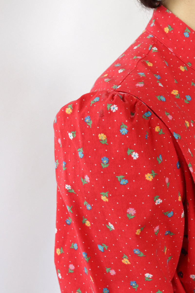 Cherry Floral Maternity Dress S/M