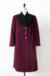 Persian Purple 1940s Coat L