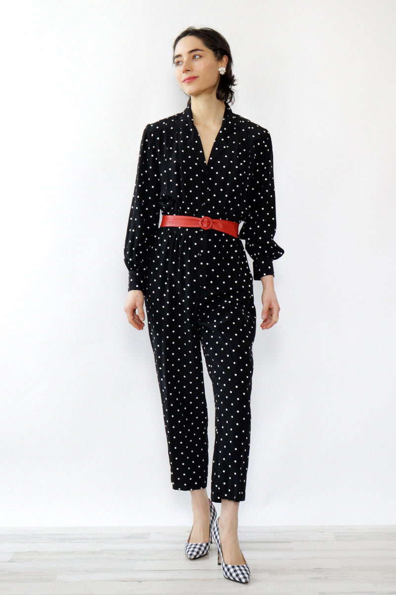 Fundamental Polka Dot Jumpsuit S
