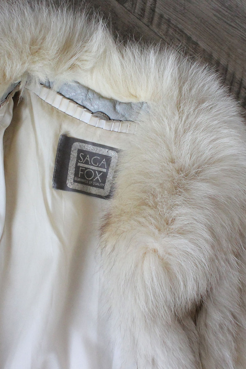 Saga Fox Fur Coat S/M – OMNIA