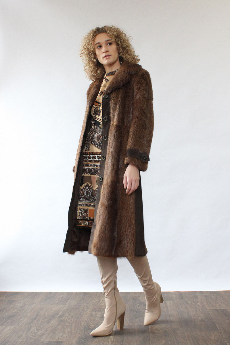 Copenhagen Beaver Fur Coat S/M