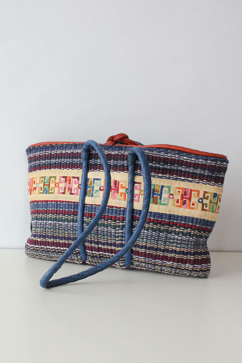 Woven Roseeni Tote Bag