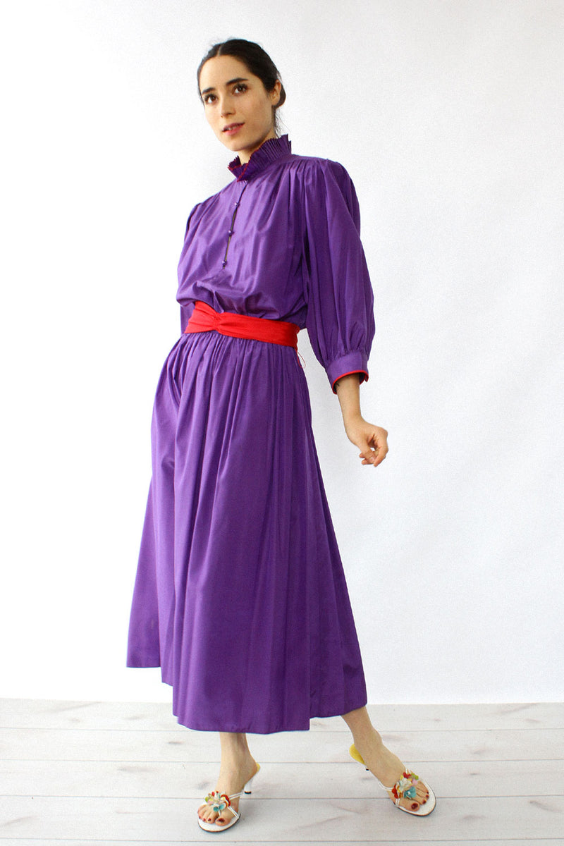Kay Unger Taffeta Puff Dress M