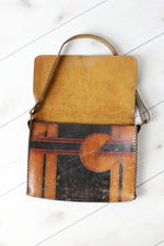 Deco Tooled Satchel Bag
