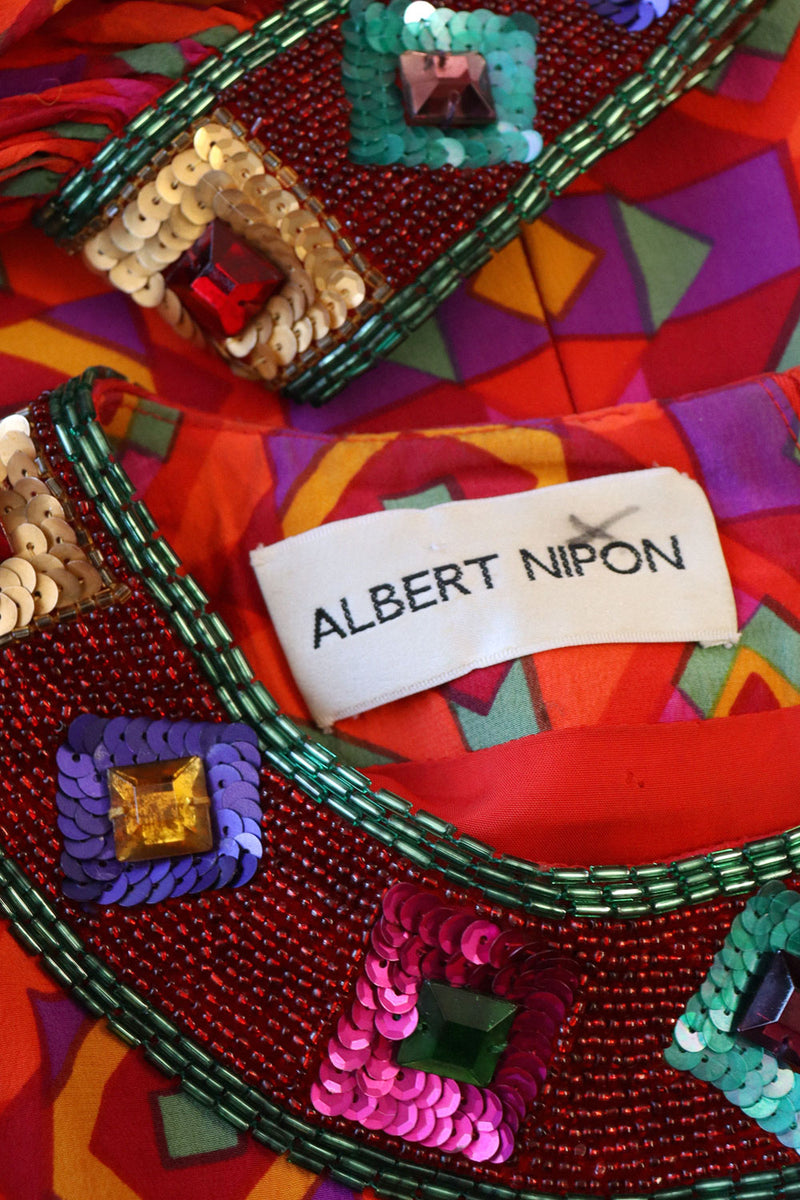 Nipon Kaleidoscope Silk Dress M