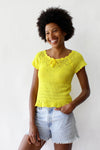Lemonade Crochet Top XS/S
