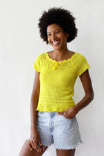 Lemonade Crochet Top XS/S