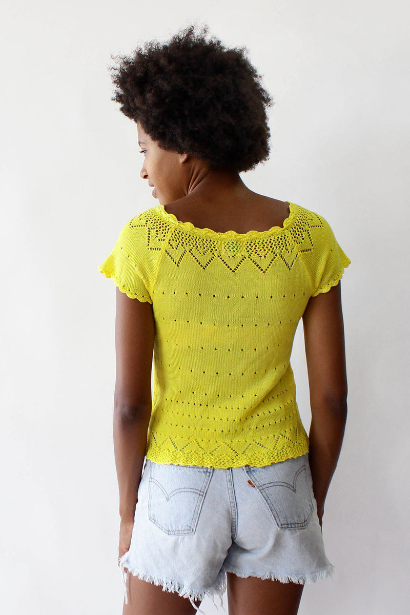 Lemonade Crochet Top XS/S