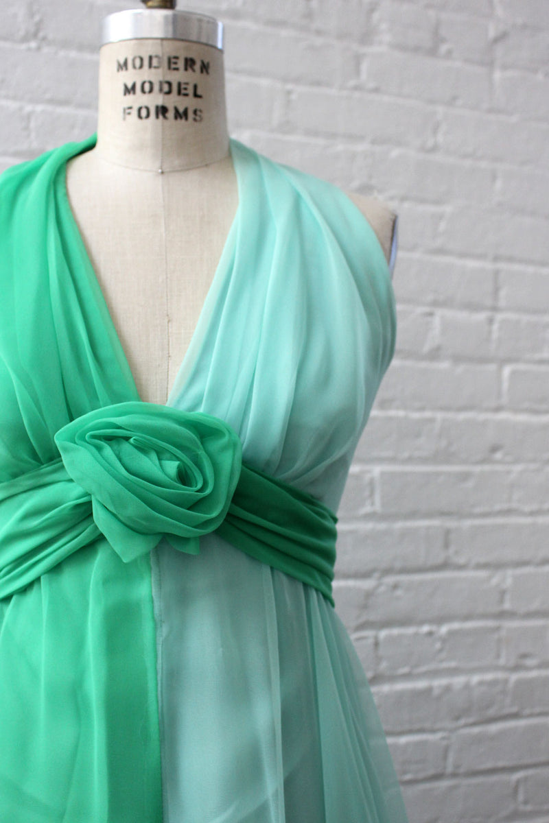 Two Tone Chiffon Flow Dress XS/S