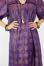 Metallic Tassel Indian Gauze Dress
