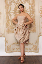 Anna Sui Champagne Corset Dress M-M/L