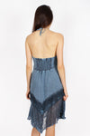 Inky Embroidered Sundress S