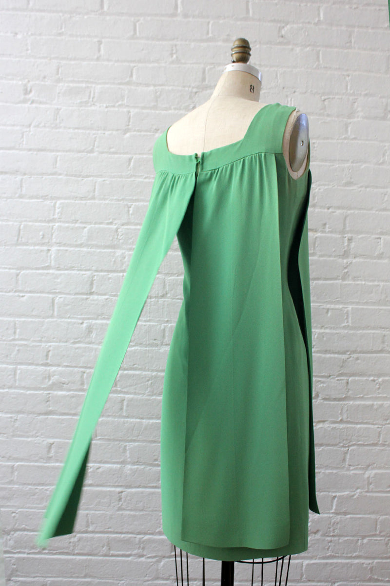 Citrus Green Sash Dress M