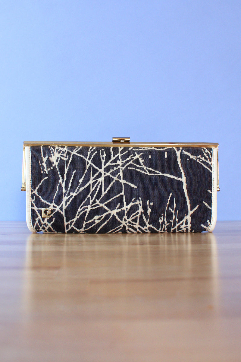 Cardin Aquatic Canvas Clutch