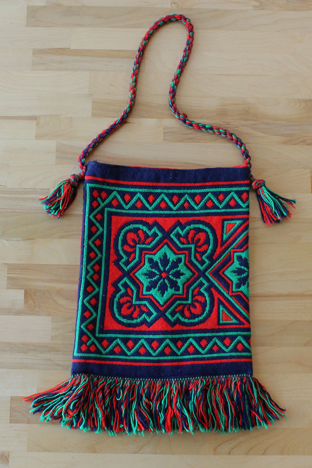 Tapestry Tassel Tote
