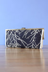 Cardin Aquatic Canvas Clutch