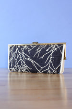 Cardin Aquatic Canvas Clutch