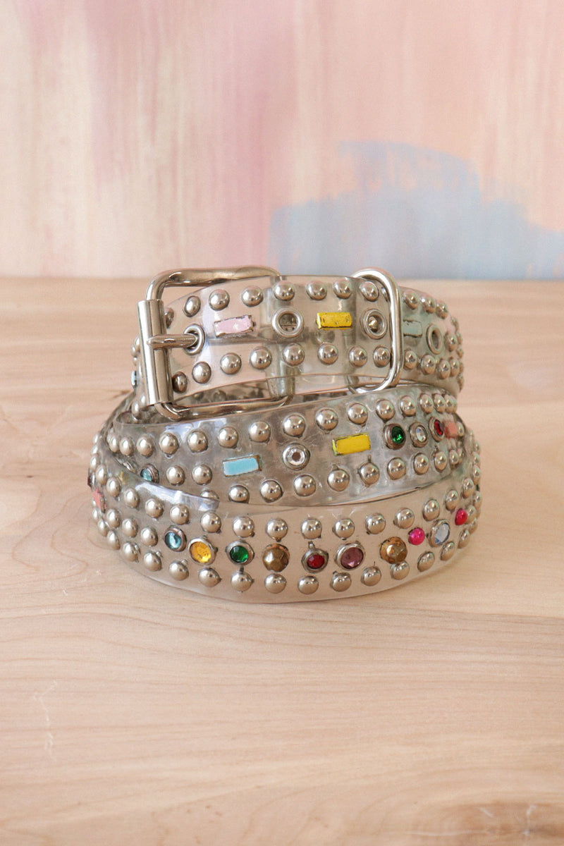 Candy Dot Vinyl Belt M/L