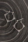 Marcasite Sterling Hoops