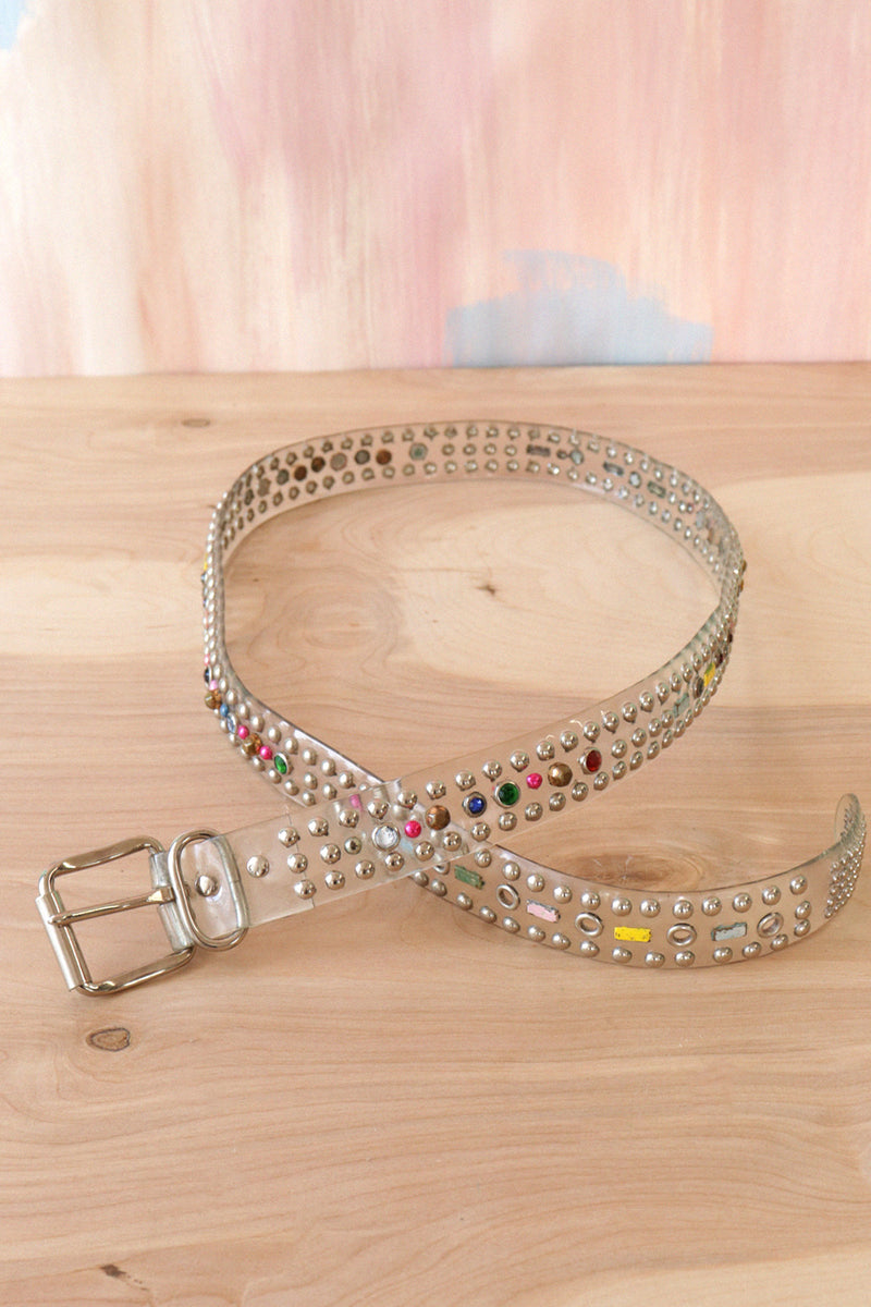 Candy Dot Vinyl Belt M/L