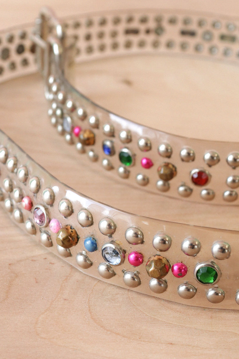 Candy Dot Vinyl Belt M/L