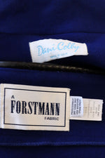 Royal Blue Drama Cape S-L