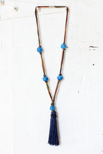 Majolica Tassel Necklace