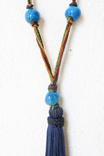 Majolica Tassel Necklace