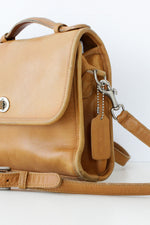 Tan Coach Court Bag