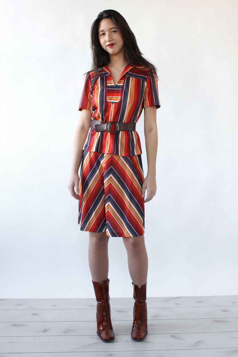 Sunset Stripe Ensemble S
