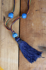 Majolica Tassel Necklace