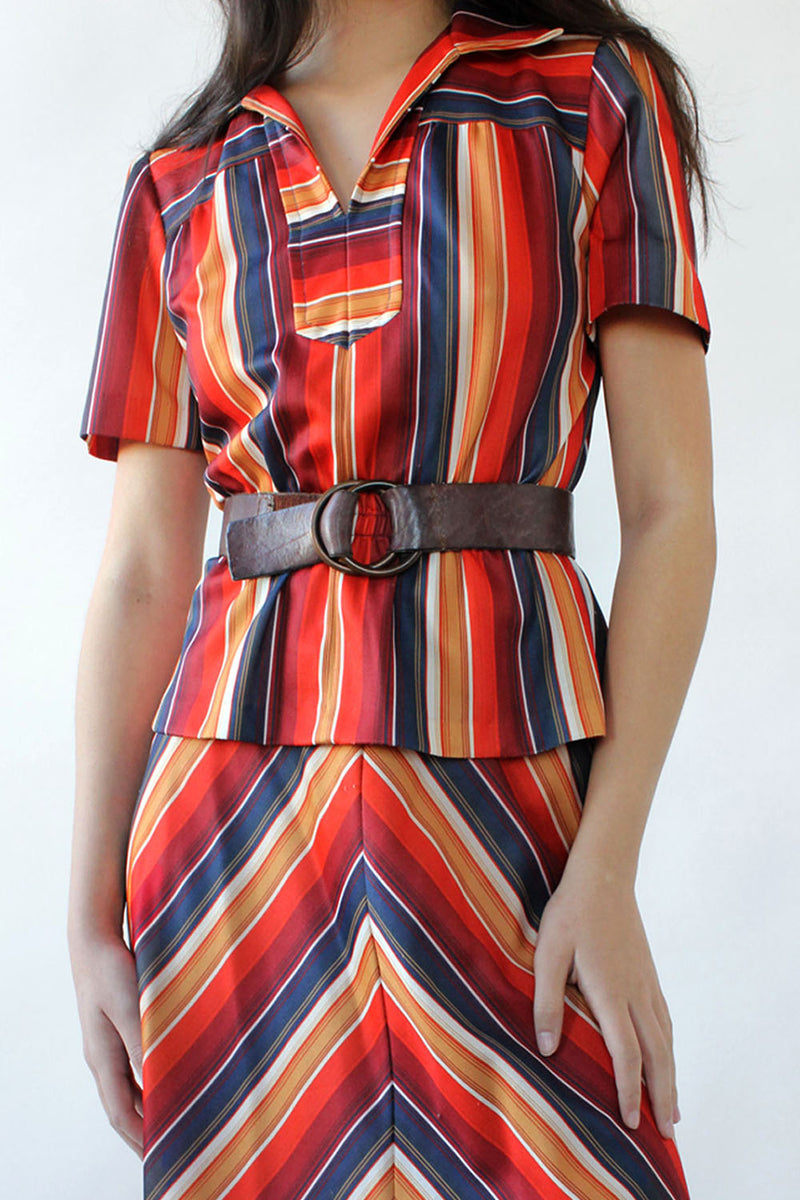 Sunset Stripe Ensemble S