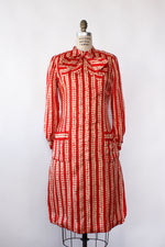 Adele Simpson Silk Dotty Dress S/M