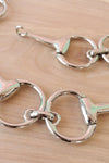 Silver Horsebit Belt S/M