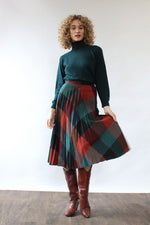 Jewel Plaid Pleated Skirt XS/S