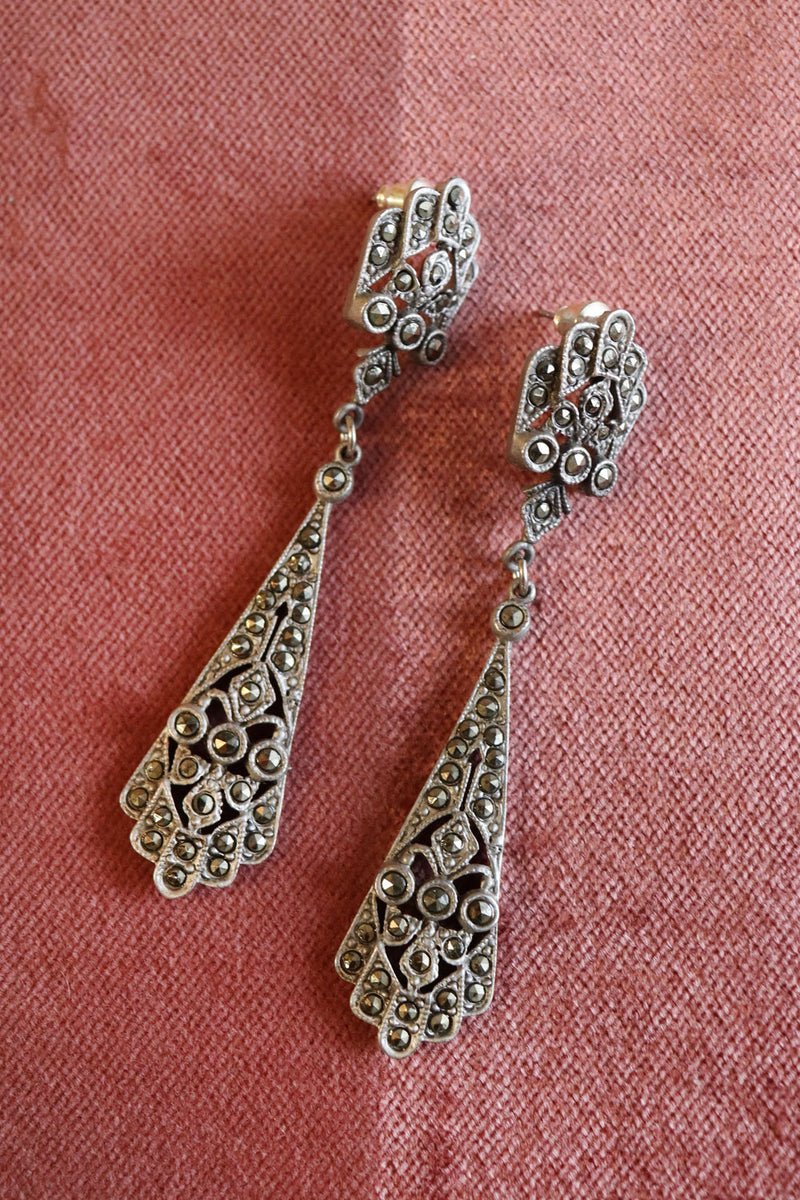 Marcasite Deco Dangles
