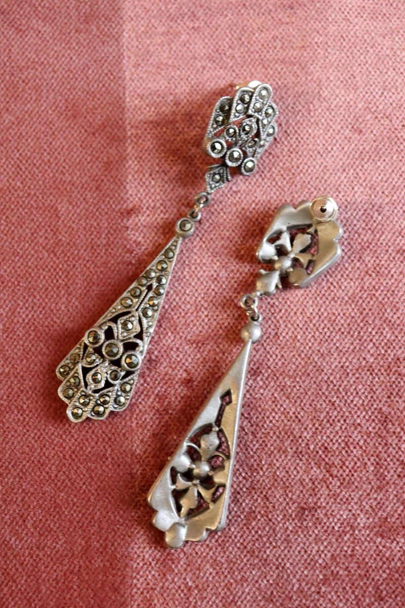 Marcasite Deco Dangles