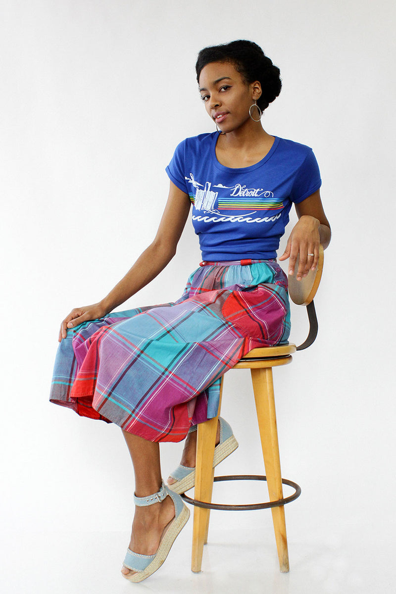 Santa Cruz Plaid Pocket Skirt XS/S